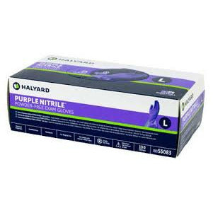 Halyard Purple Nitrile-Xtra Mサイズ 10箱 Halyard Purple Nitrile and Pink Non Sterile Exam Gloves