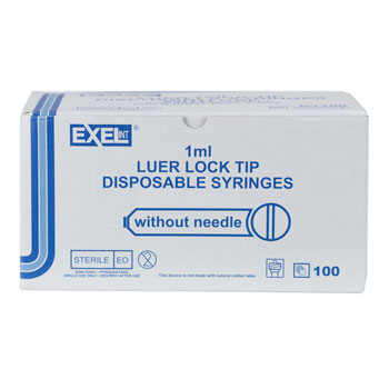 Exel Syringes Without Needles