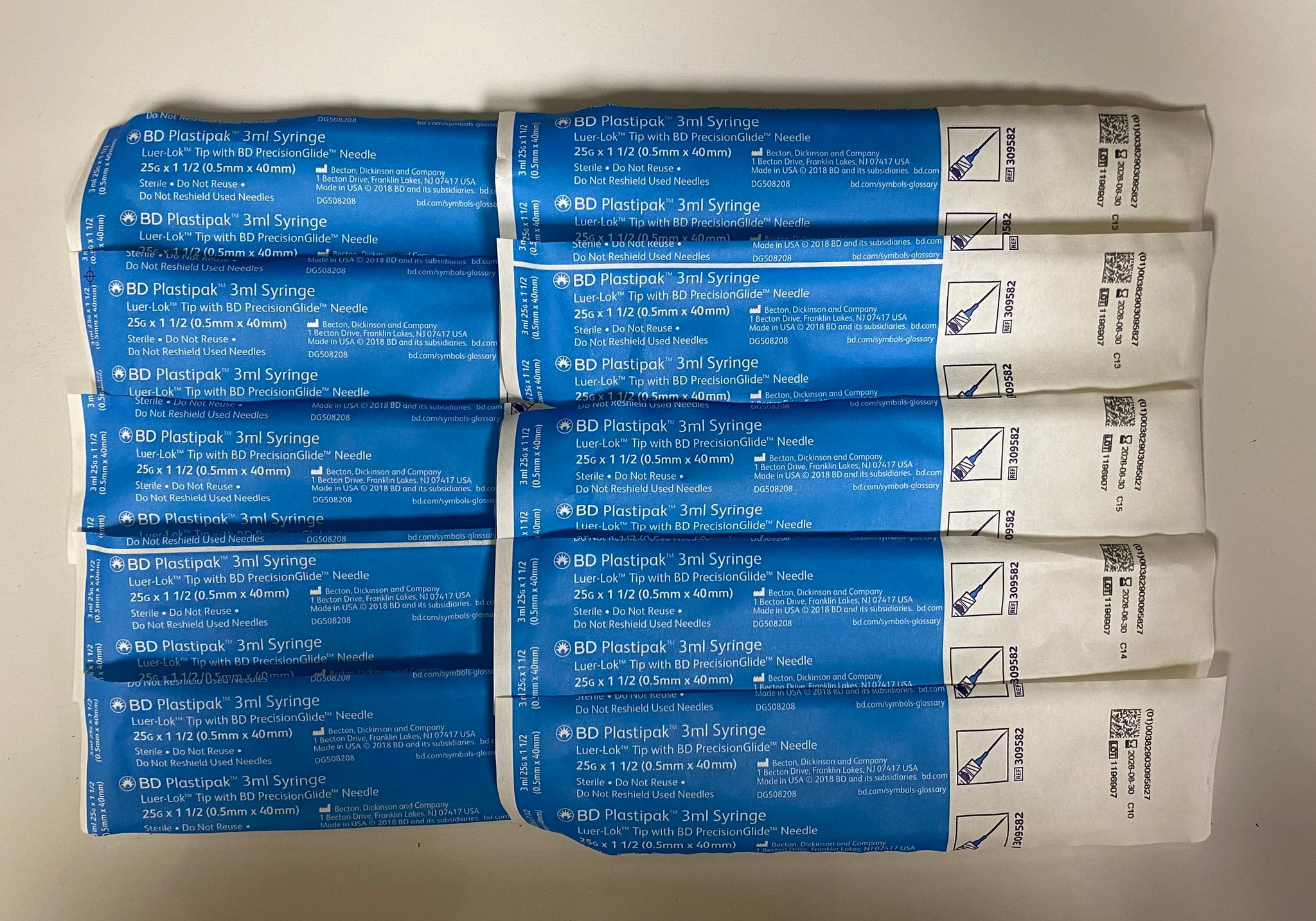 BD LEVEL.1・2・3 collection 3cc Syringe and Needle Combos, BD