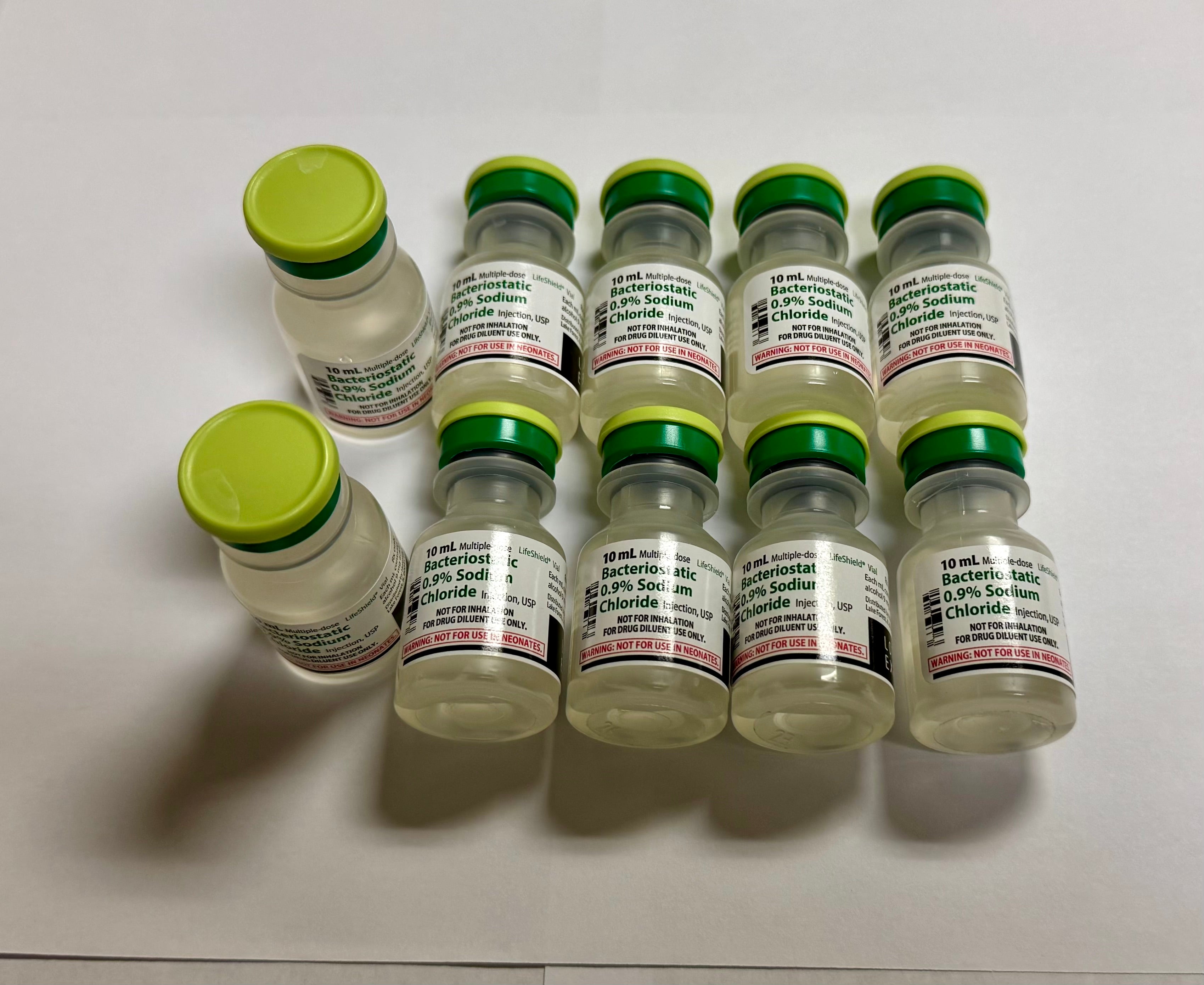 Bacteriostatic Saline for Injection | 0.9% Sodium Chloride Bacteriostatic Saline for Injection | 0.9% Sodium Chloride