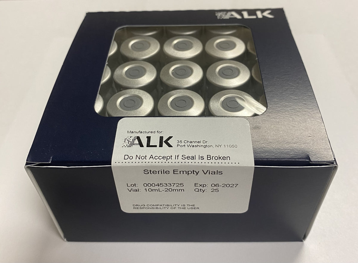 10ml Sterile Vials with Caps - 20mm | Farris Laboratories
