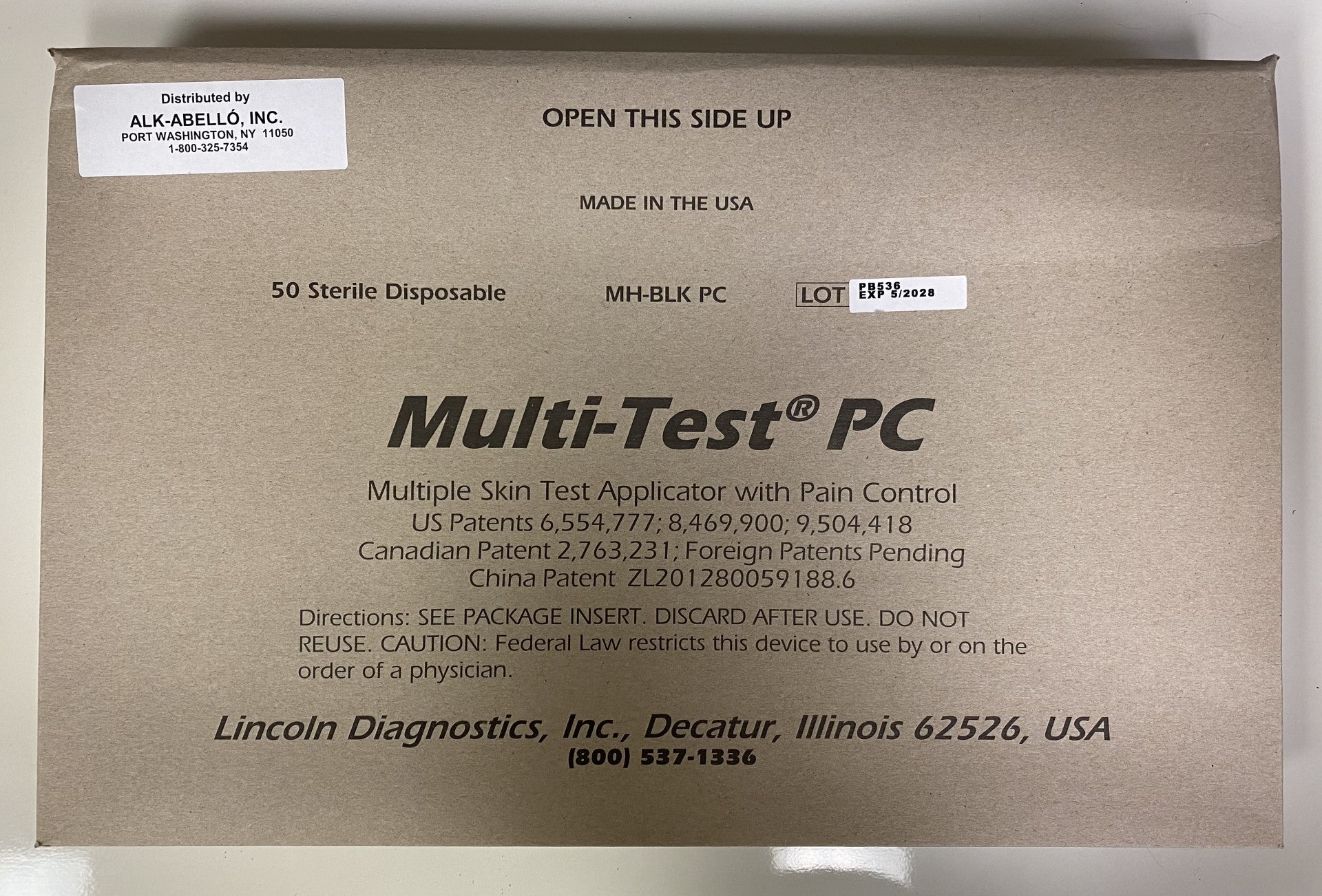 Lincoln Diagnostics® Multi-Test II and Duo Tip-Test Devices and Access