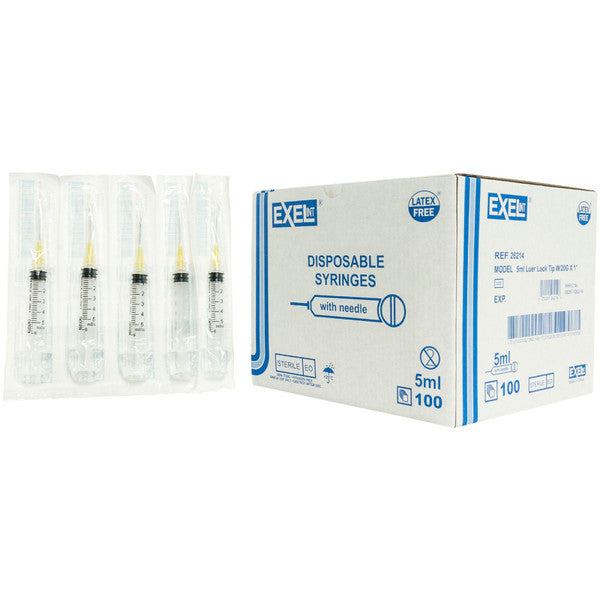 Exel Syringe with Needle, 3cc 25g x 1.5 Luer Lock $17.50/Box of 100 Modern  Medical Products 2078