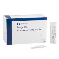 Tuberculin Syringe with Needle Monoject Magellan 1 mL 25 Gauge 1 Inch  Attached Needle Safety Needle - JIT4You Medical Solutions