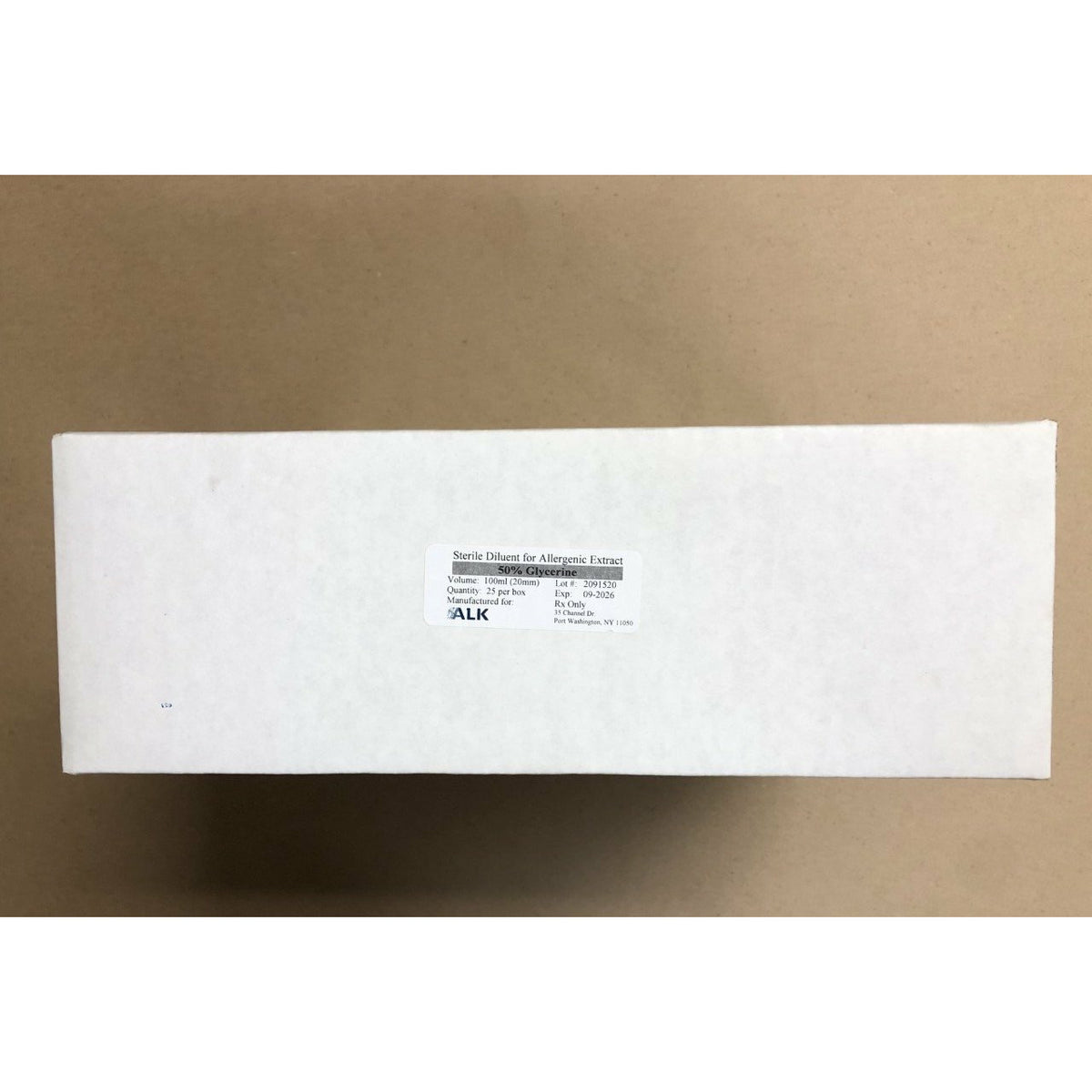 20mm Glycerinated Vials Sterile Glycerin for Injection