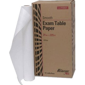 Smooth Exam Table Paper 21x225' (12 Pack) – therapysupply