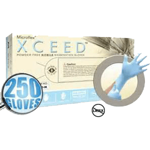 Gloves - Microflex Xceed & MidKnight, Nitriderm Blue & White - Farris Laboratories, Inc.